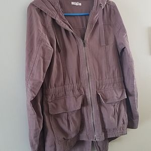 Maurices purple utility jacket